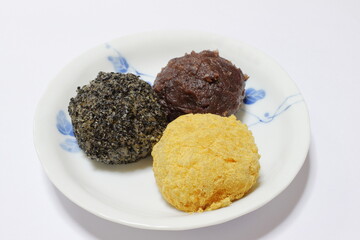 三色おはぎ