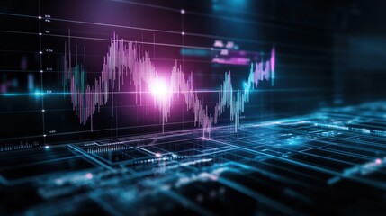 Obraz premium Bitcoin price analysis chart digital market financial visualization data-driven insights technical indicators