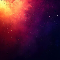 Abstract Background - Colorful Nebula Galaxy Space Dust Illustration