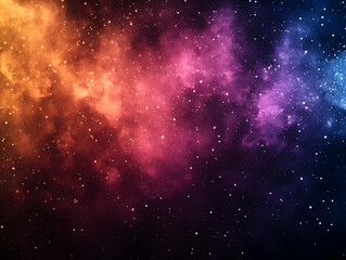 Obraz premium Abstract Background - Colorful Nebula Galaxy Space Dust