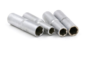 Fototapeta premium Block wrench on the white background. Tools for technician.