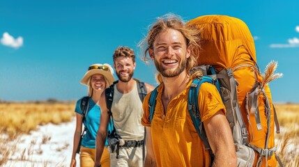 Tourists observing wildlife safari location travel experience natural environment group perspective adventure concept