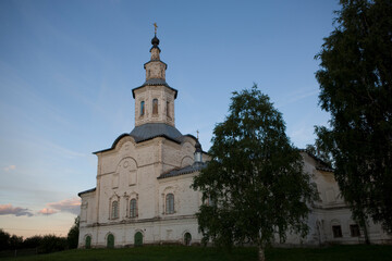 Obraz premium Russia Perm Krai Solikamsk city view on a summer cloudy day