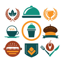 Unique Food Branding Logo Concepts for Restaurants and Cafes