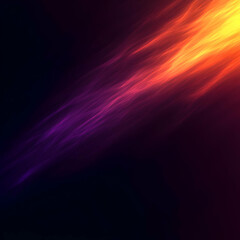 Abstract Background - Vibrant Purple and Orange Light Trails