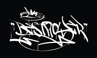 DESTROYER graffiti tag style design