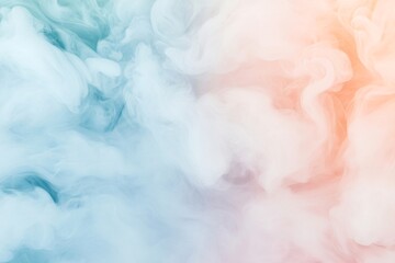 Fototapeta premium Ethereal background with soft pastel colors and colorful smoke, perfect for abstract and artistic projects