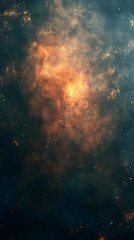Fototapeta premium Abstract Background - Cosmic Fire and Dark Matter