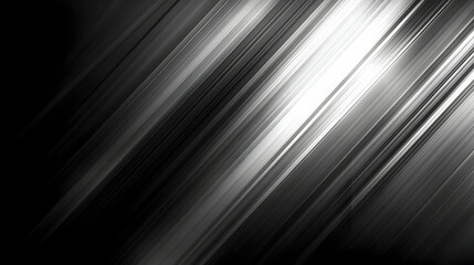 Abstract Background - Diagonal Black and White Stripes