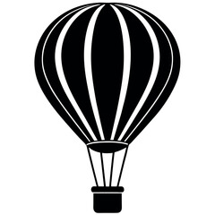 Obraz premium Balloon Parachute vector art illustration.