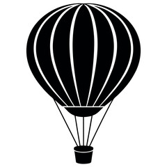 Obraz premium Balloon Parachute vector art illustration.