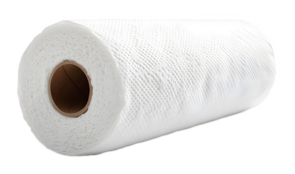 Paper towel roll on a transparent background. isolated background.