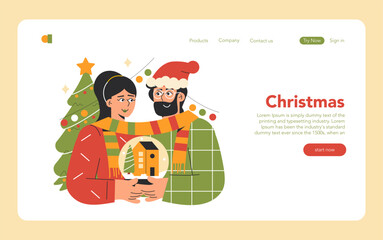 Christmas. Flat Vector Illustration