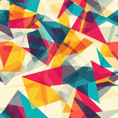 Dynamic abstract shapes and patterns digital art modern design creative background vibrant colors geometric concept