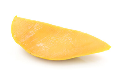 Mango fruit (Mangifera) isolated on white background
