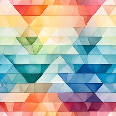 Obraz premium Geometric Rainbow Seamless Pattern, Graphic Seamless Pattern