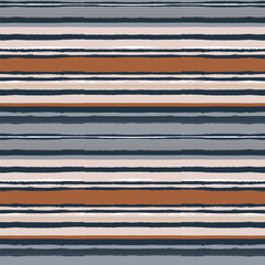 Colorful horizontal striped seamless pattern background suitable for fashion textiles, graphics