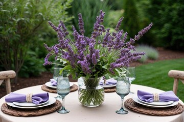 Beautiful Lavender Sprigs Arrangement for Nature Inspired Garden Decor