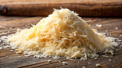 rice on wooden background