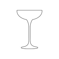 Glass saucer vector icons on a white background