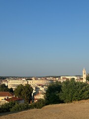 Obraz premium View over the city during summer