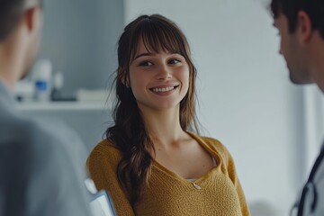 Cropped image of a young pregnant woman consulting her doctor in a medical clinic setting
