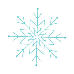 Snowflake icon,christmas symbol