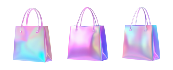 Pastel Rainbow Tote Bags