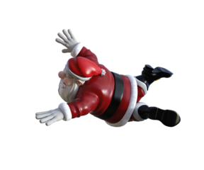 babbo natale con varie pose 