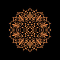 Beautiful Colorful Mandala Design Background. 