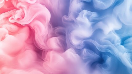 Obraz premium Soft Pastel Color Gradient Background Featuring Swirling Hues of Pink and Blue with a Dreamy and Ethereal Quality Perfect for Design Projects and Artistic Creations