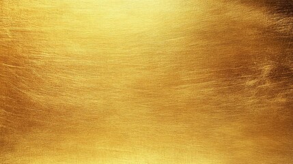 Shiny Gold Texture Background with Brushed Metallic Finish