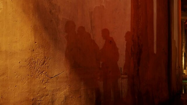 Videos taken inside the Basilica Cistern in Istanbul, Turkey