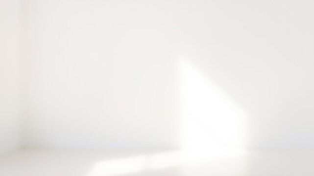 White light blur in minimalist environment, openness, blurring