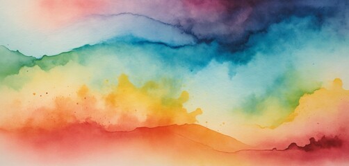 Multicolor Gradient on Textured Canvas