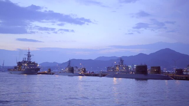 夕暮れのアレイからすこじま