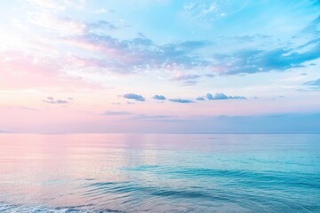 Naklejka premium Pastel watercolor background with delicate blue and pink tones, hazy, pastel