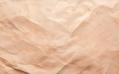 Textured, crumpled paper background, perfect for craft projects and artistic designs. Utilize this unique surface for various creative applications.
