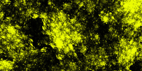 Abstract black background with green light. Dark Neon Yellow Messy Dust Overlay Distress Background. abstract grunge background with neon green and yellow 