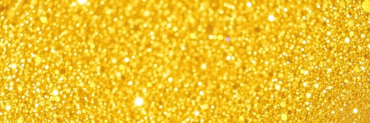 Shimmering gold abstract art made with glitter and crystals, decorative accents, frosty landscapes