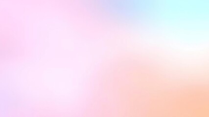 Soft pink and blue hues merge in a gradient effect with gentle orange undertones, dreamy landscape, watercolor painting