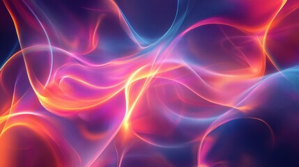 Abstract Swirls of Light and Color