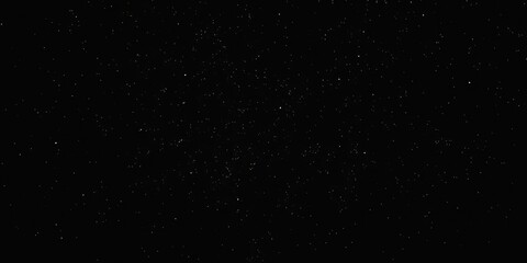 Fototapeta premium Dark celestial landscape with twinkling stars scattered across a velvety black background, evoking a sense of infinite mystery and wonder, vastness, universe, celestial bodies