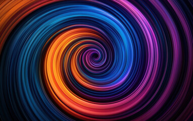 Fototapeta premium Abstract swirl pattern in vibrant colors, creating a sense of movement and depth, perfect for backgrounds and creative design projects.