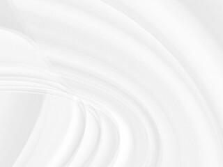 Obraz premium beauty abstract clean and soft fabric white smooth curve shape decorate fashion textile background