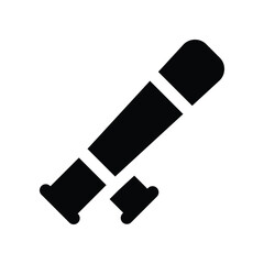 baton icon. vector glyph icon for your website, mobile, presentation, and logo design.