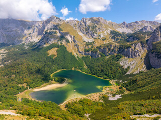 Aerial View of Trnovačko Lake