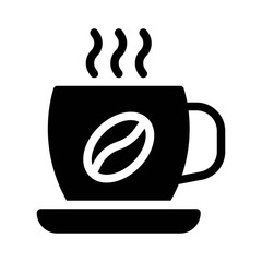 coffee cup glyph icon