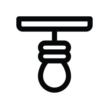 recommend clip art: gallow icon. vector line icon for your website, mobile, presentation, and logo design.