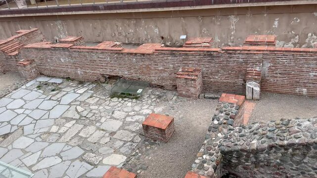 Ulpia Serdica Sofia Bulgaria. This is essentially an open air museum of the ancient city of Serdica.
